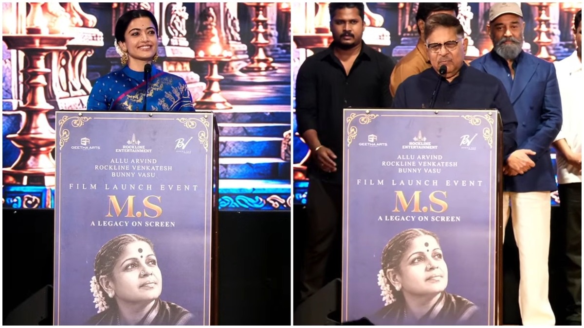 MS Subbulakshmi 'chose' Rashmika for biopic: Allu Aravind addresses casting debate