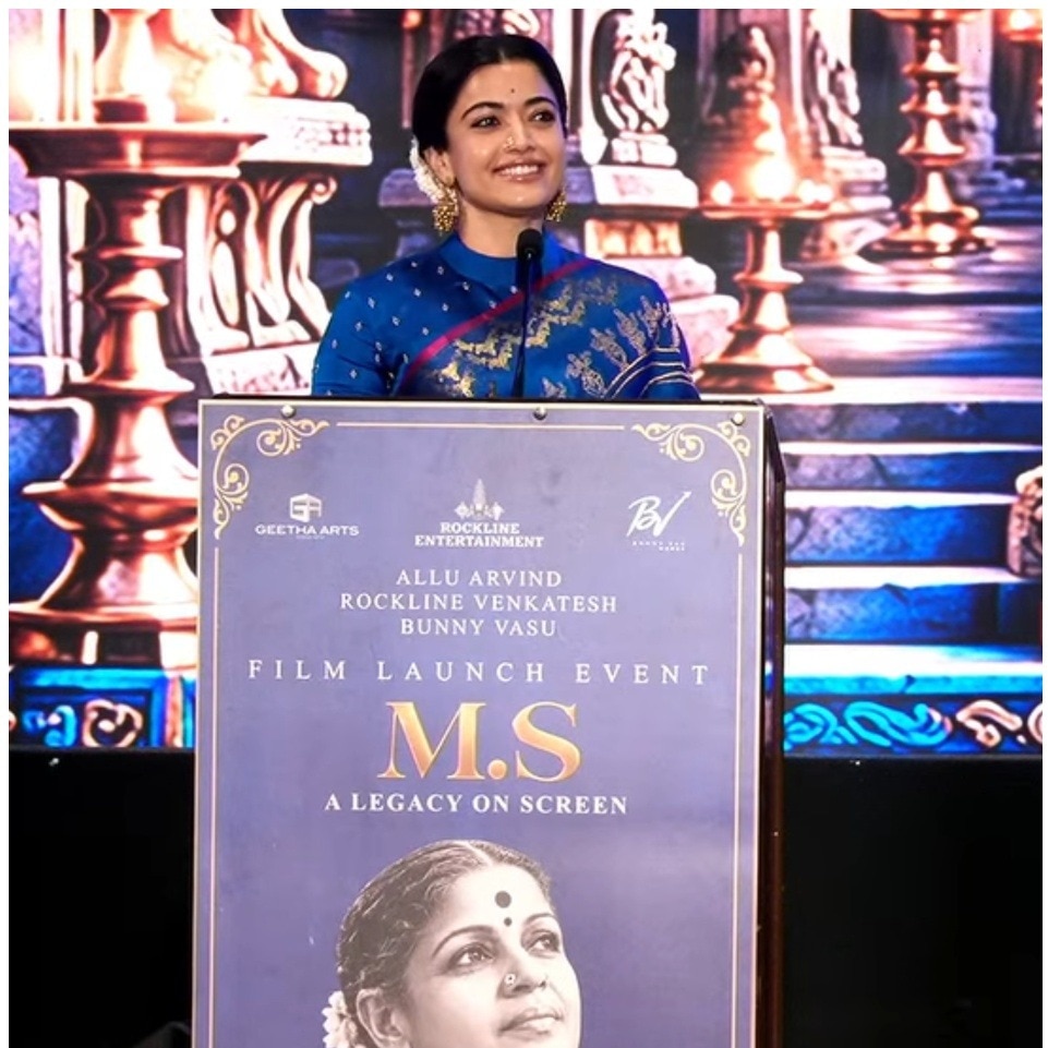 MS Subbulakshmi 'chose' Rashmika for biopic: Allu Aravind addresses casting debate