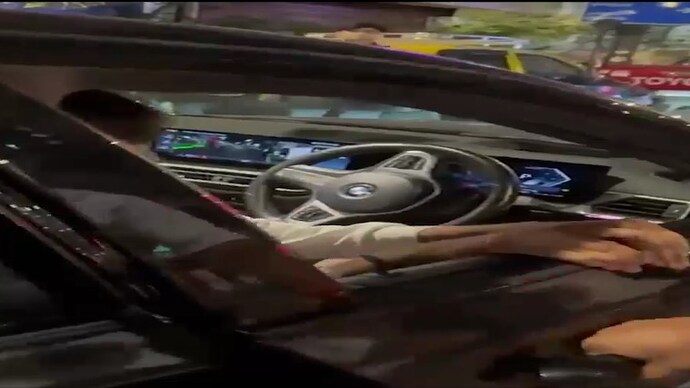 A video of a March collision involving the BMW that later plunged off Mumbai's Coastal Road bridge has surfaced online. Mumbai BMW crash