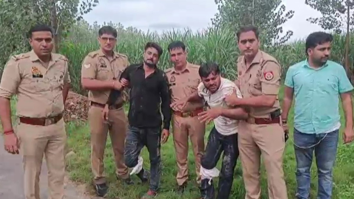 Two men who abducted, raped minor arrested after encounter in UP's Muzaffaragar