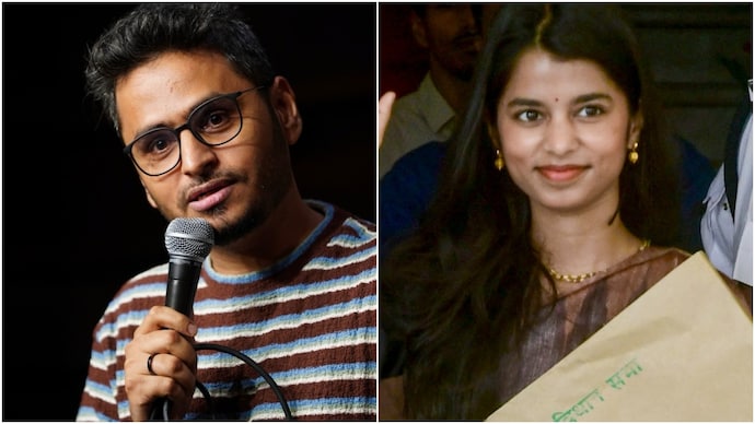 Neeraj Pandey writes open letter to Maithili Thakur over Jamui incident. Photo: Instagram/PTI Neeraj Pandey, Maithili Thakur