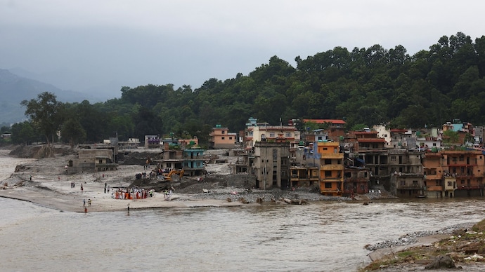 Damaged buildings on the banks of the Trishuli River, in the aftermath of deadly flash floods. (File Photo: Reuters) Damaged buildings on the banks of the Trishuli River, in the aftermath of deadly flash floods. (File Photo: Reuters)
