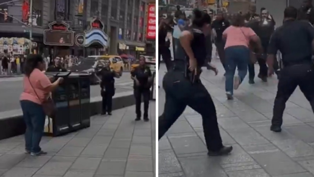 Knife-wielding woman kills one in New York's Times Square, shot dead by cops