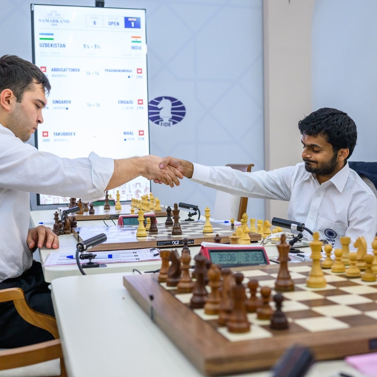 Chess Olympiad: India’s men lose to Uzbekistan, surrender sole lead