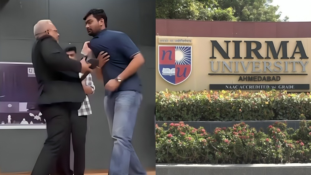 3-member panel formed after Gujarat university professor grabs student's collar