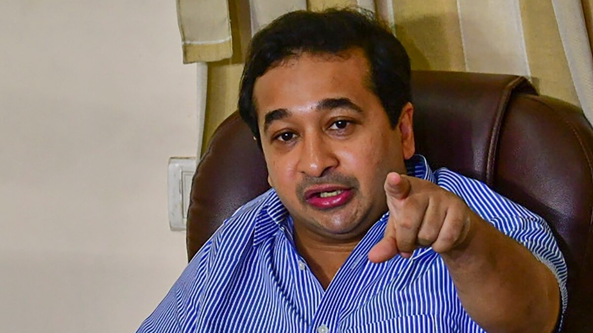 Maharashtra minister and BJP leader Nitesh Rane spoke on issues, including restrictions on DJ sound systems during Ganesh festival celebrations. (Photo: PTI) Nitesh Rane