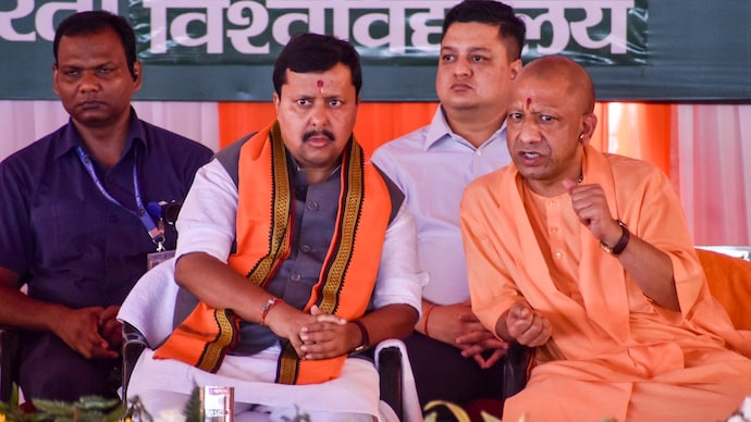Nitin Nabin's outreach comes as the BJP looks to consolidate Dalit support in western UP. (PTI photo) Nitin Nabin Dalit outreach in UP