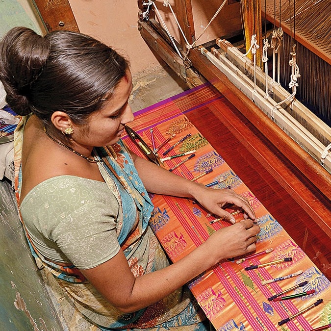 Paithani saris