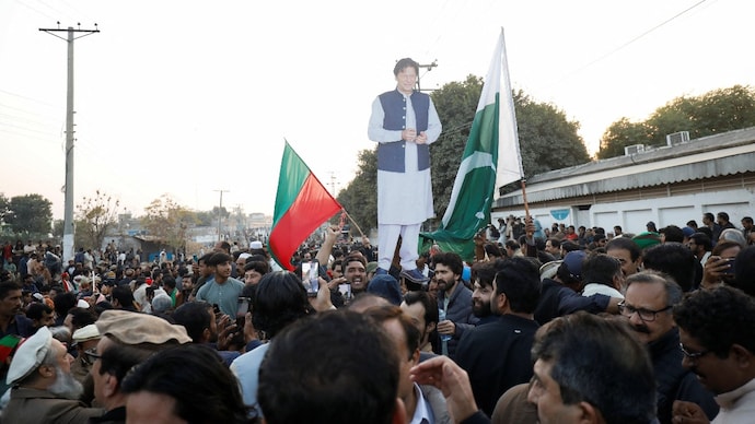 Supporters of jailed former Pakistan PM and PTI leader Imran Khan protest in Rawalpindi. (File photo: Reuters) Supporters of jailed former PM of Pakistan and leader of PTI party Imran Khan protest in Rawalpindi