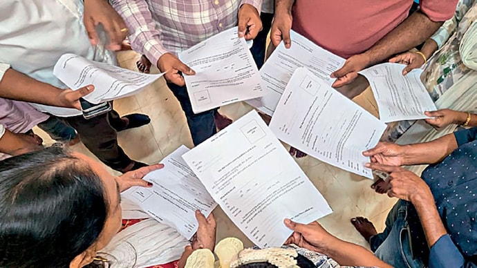 PAPER TRAIL: Consent forms distributed to churchgoers during a Sunday service, Virar