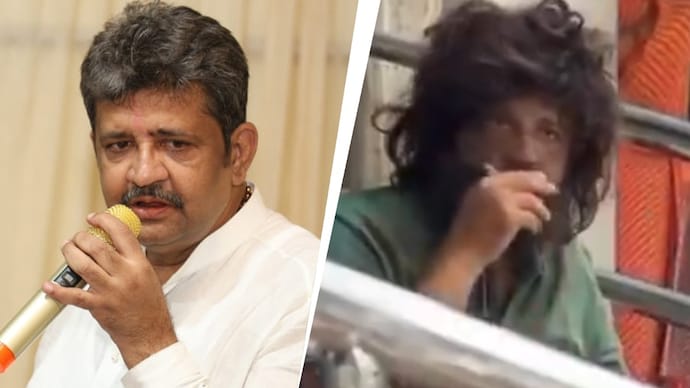 BJP MLA Parag Shah becomes a beggar for a day.