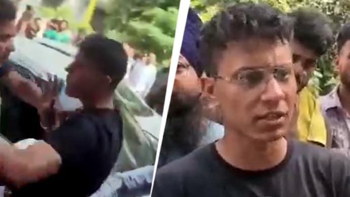 The earlier case has come into focus after he was involved in a confrontation with Delhi Deputy CM Parvesh Verma during the minister's inspection of a road. (Credits: ANI Screengrab) Parvesh Varma Slap