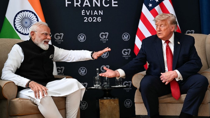 PM Modi and Donald Trump PM Modi and Donald Trump