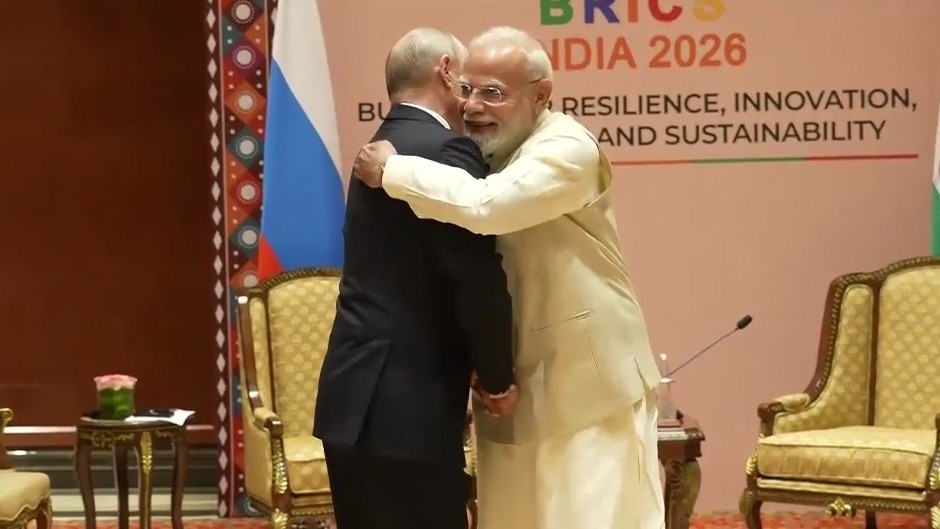 PM Modi and Russian President Vladimir Putin hold bilateral meeting on the sidelines of BRICS Summit 2026. PM Modi-Putin meeting