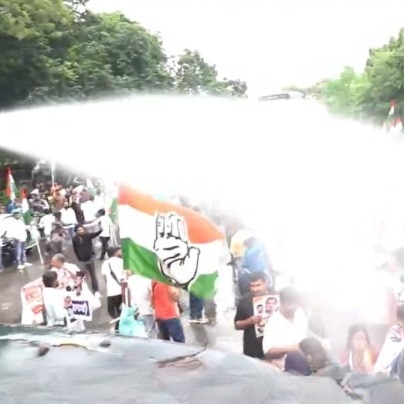 From Delhi to Jammu, Congress protests against Gyanesh Kumar; cops use water cannons