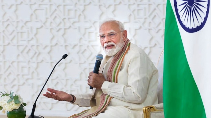 For the first time, a Prime Minister Narendra Modi's public event has opened free registrations through BookMyShow. (Image: BookMyShow) prime minister narendra modi bookmyshow event vadodara registrations municipal corporation maharaja sayajirao university of baroda