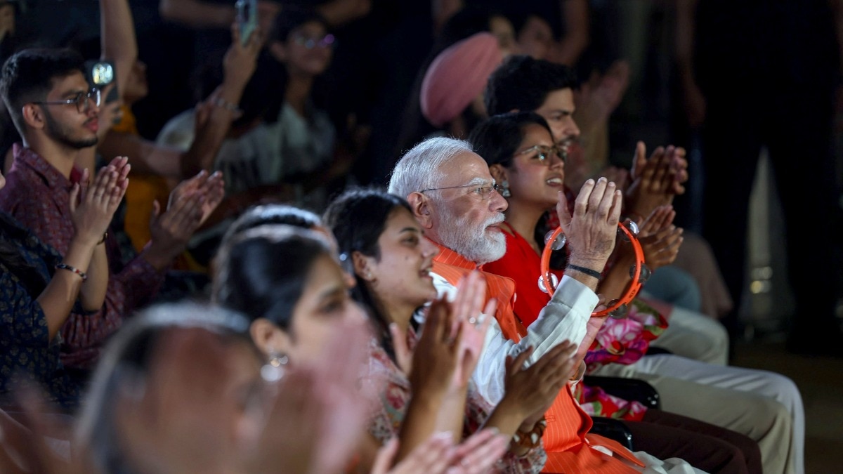 PM Modi attends Bhajan Clubbing event on Deendayal Upadhyaya's birth anniversary