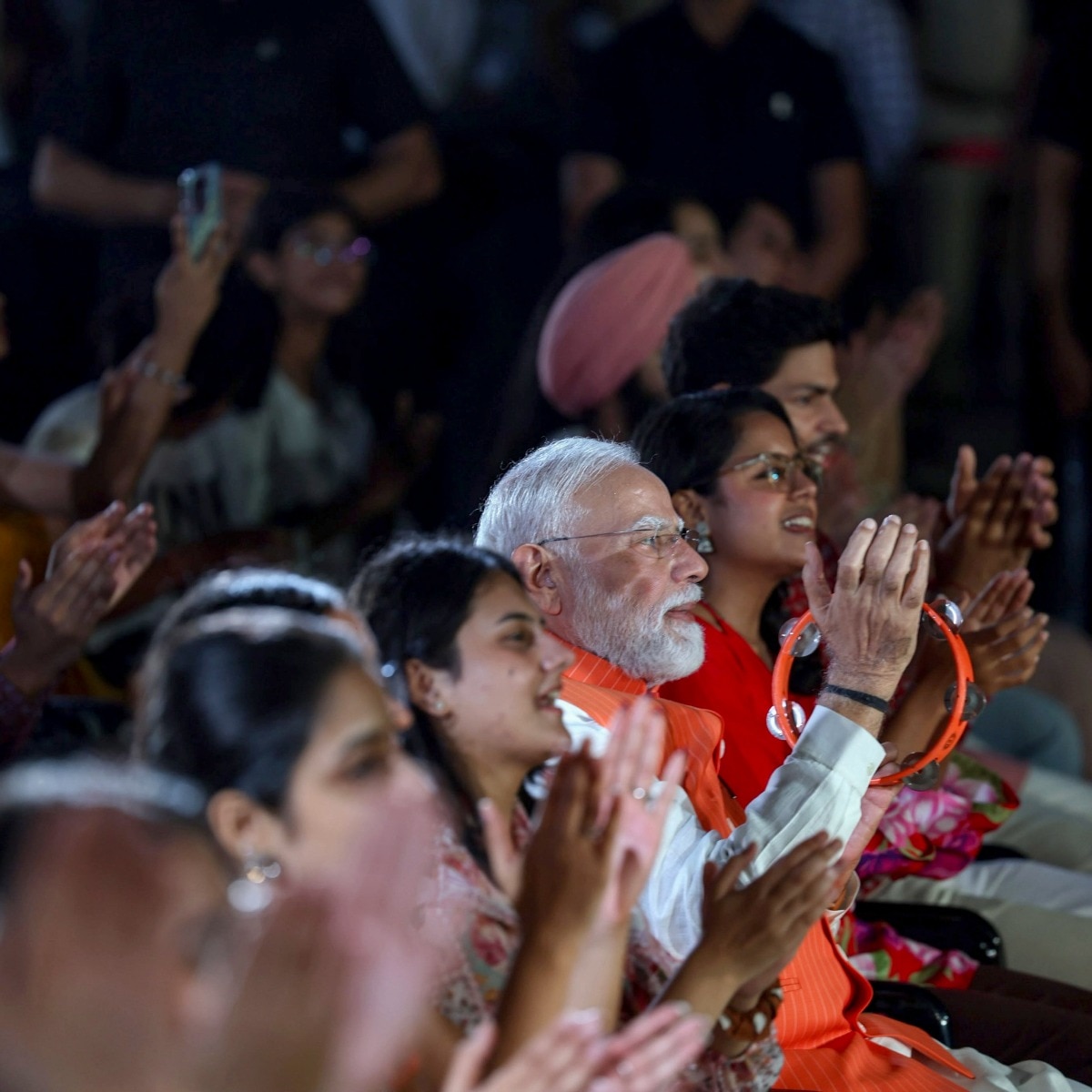 PM Modi attends ‘Bhajan Clubbing’ event on Deendayal Upadhyaya’s birth anniversary