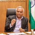 Priyank Kharge, Karnataka Home Minister, at his office. (Photo: Facebook/Priyank Kharge) Priyank Kharge, Karnataka Home Minister, at his office. (Photo: Facebook/Priyank Kharge)
