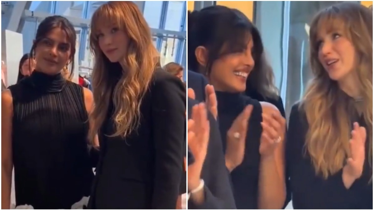 Watch: Priyanka Chopra, Jennifer Lawrence's candid Paris moment is all laughs, giggles
