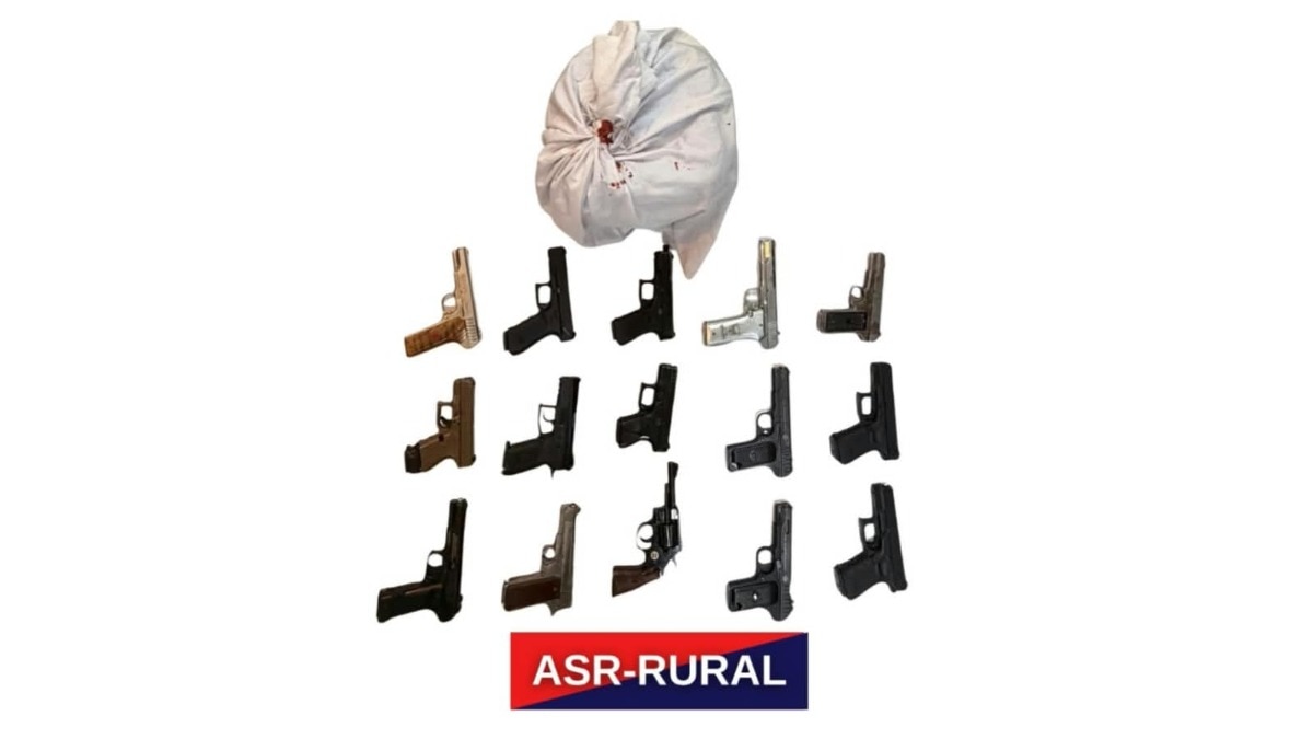 DGP Punjab Guarav Yadav said that 15 illegal pistols and 5 kg of heroin were recovered on September 7, alleging a cross-border narcotics and illegal arms smuggling module. (Photo: X/@DGPPunjabPolice) Punjab