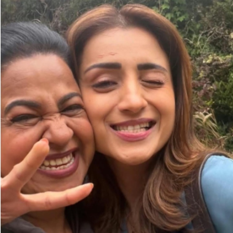 Actor Radhika, Trisha’s London selfie sparks buzz as CM Vijay flags off Ajith’s race