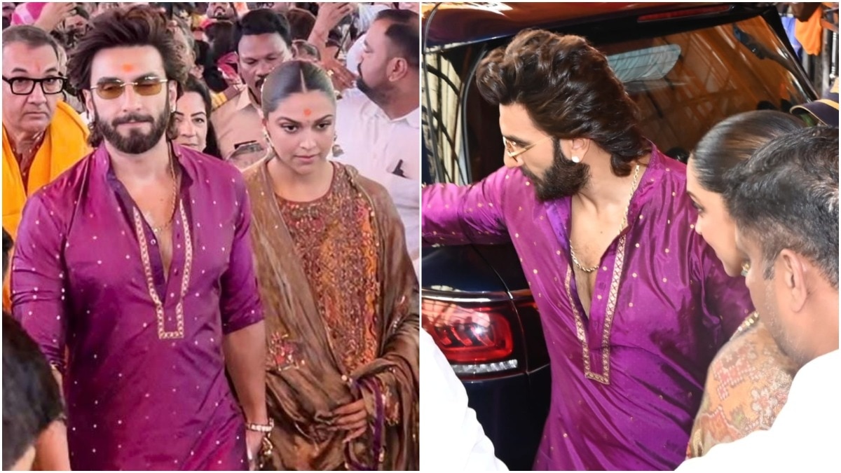 Pregnant Deepika Padukone joins Ranveer as family seeks blessings at Siddhivinayak
