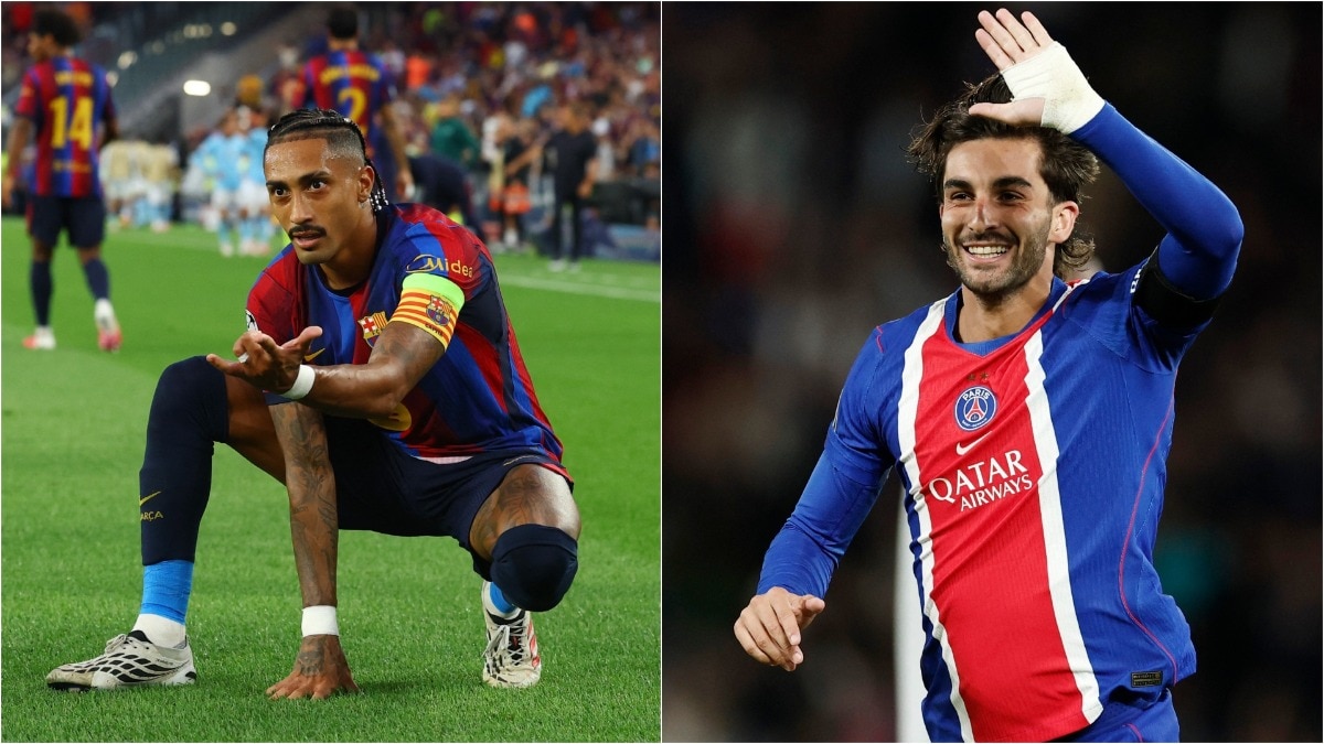 Champions League: Barcelona and PSG Dominate with Goal Fest as Raphinha and Torres Shine