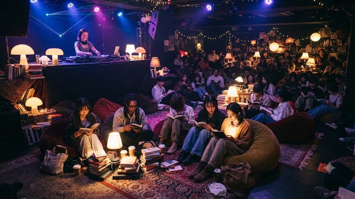 Reading raves is how booklovers are taking over clubs (Photo: AI Generative) Reading raves is how booklovers are taking over clubs