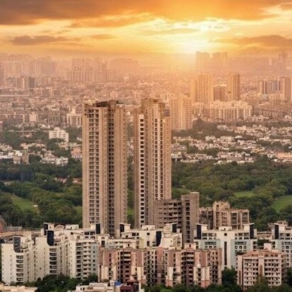 Residential area in Gurgaon