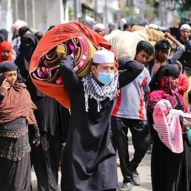 Rohingyas pack up, dismantle huts in Jammu after administration’s notices