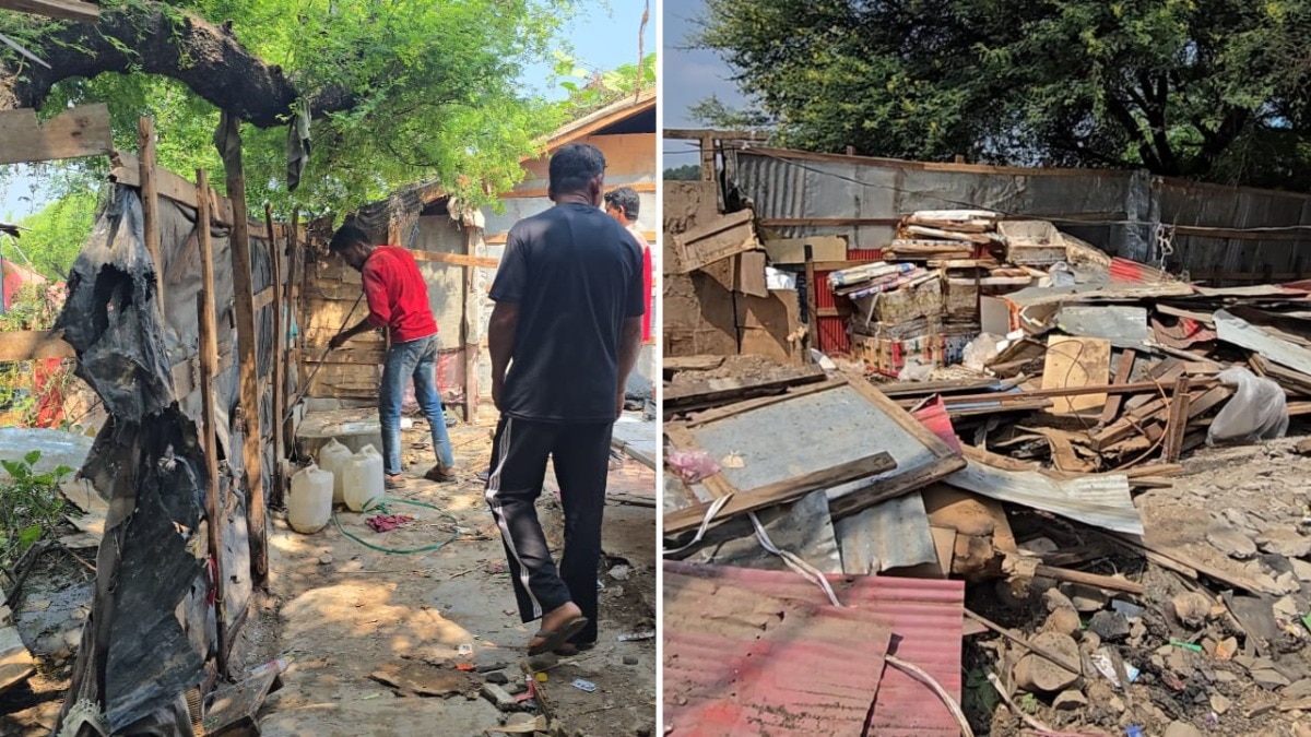 Rohingya pack up, dismantle huts in Jammu after administration's notices