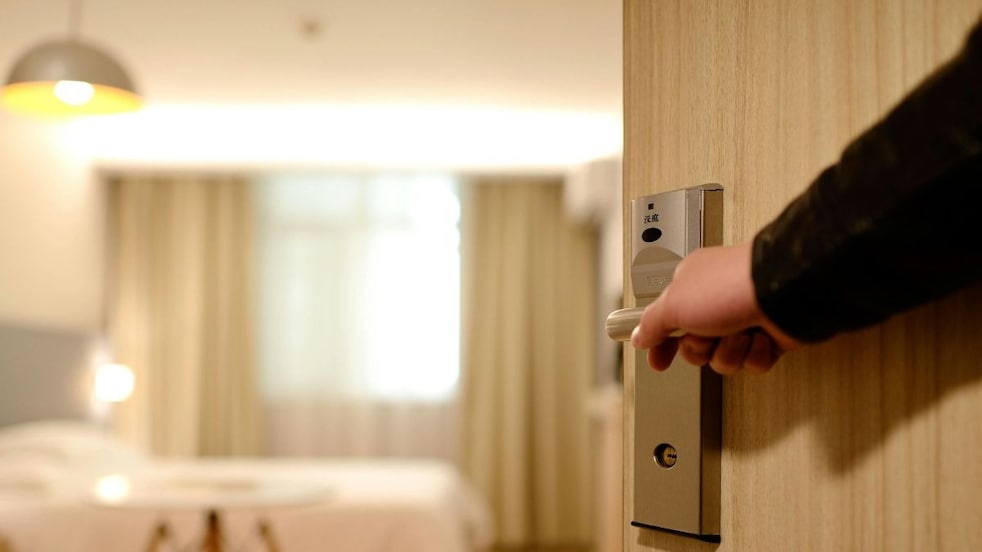 What happens inside a hotel before a guest checks in?