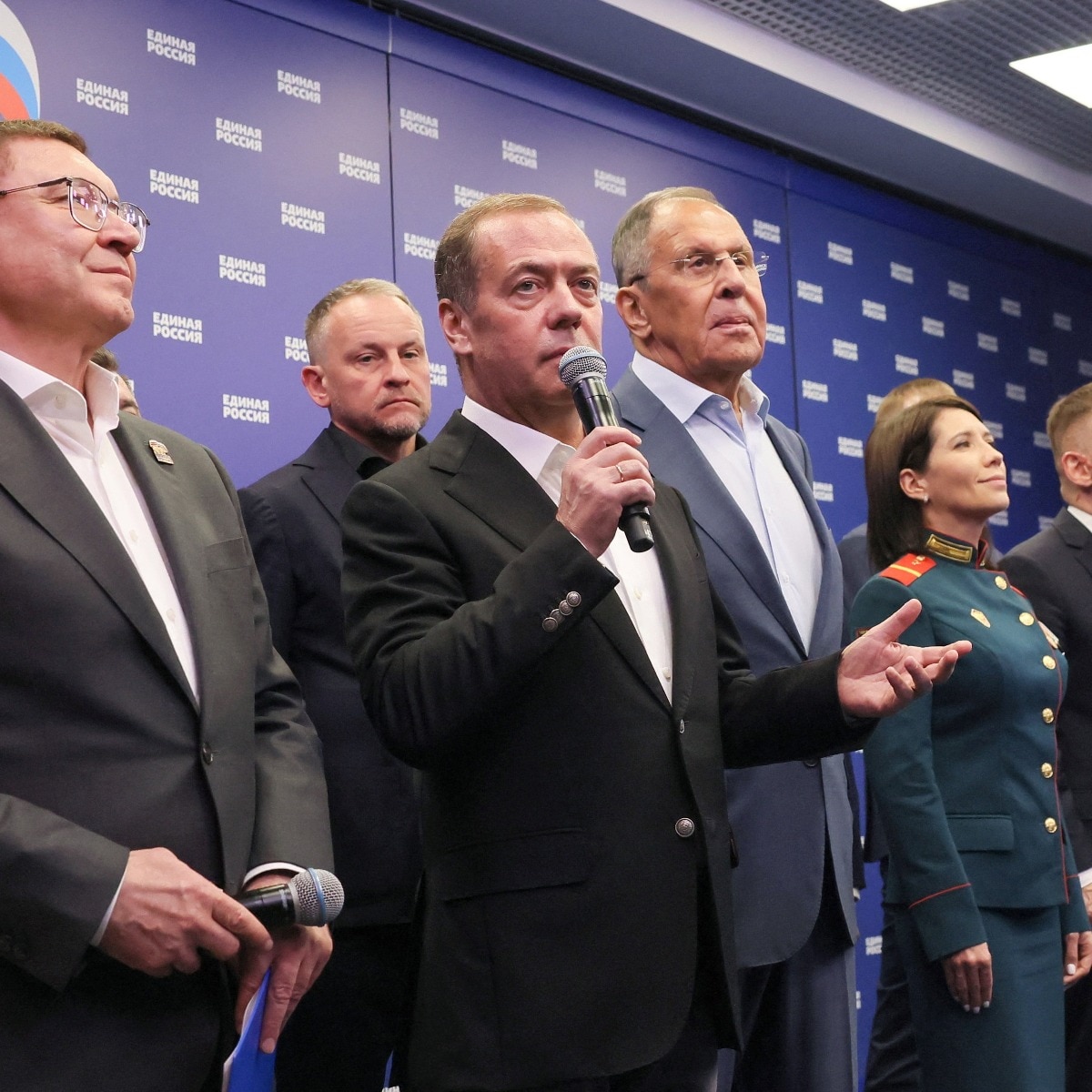 Russia's ruling pro-Putin party on track for easy win in wartime elections