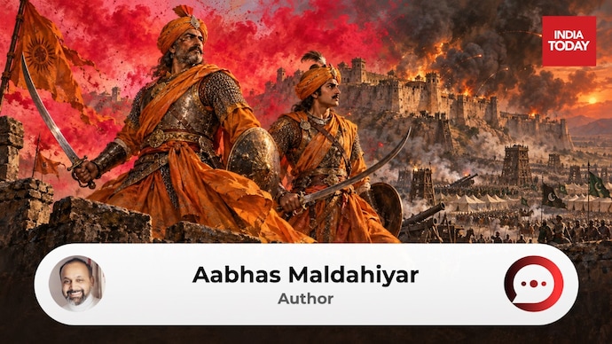 Saka was the final charge from a doomed fort of saffron-clad warriors who chose death over surrender. (Image: India Today/ AI-edit) Saka was the final charge of saffron-clad warriors from a doomed fort, who chose death over surrender. (Image: India Today/ AI-edit)
