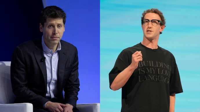 Sam Altman's OpenAI is taking on Mark Zuckerberg with Dots AI agents. (Photos: Reuters/AP)