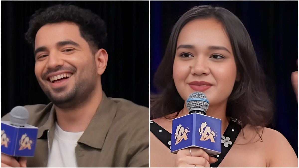 Samay Raina reacts to Sharon Verma dating buzz. (Credit: Screengrab from the show/YouTube) Samay Raina reacts to Sharon Verma dating buzz.