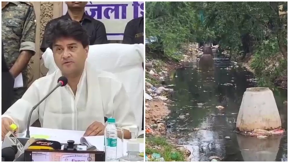 Scindia fumes over 'corruption' in Rs 113 crore sewer project in Madhya Pradesh