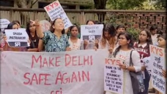 SFI holds ‘Campus Justice March’ at Delhi University, raises concerns over women’s safety (Image courtesy: @sfiduspeaks and @sfidelhi.official/Instagram)