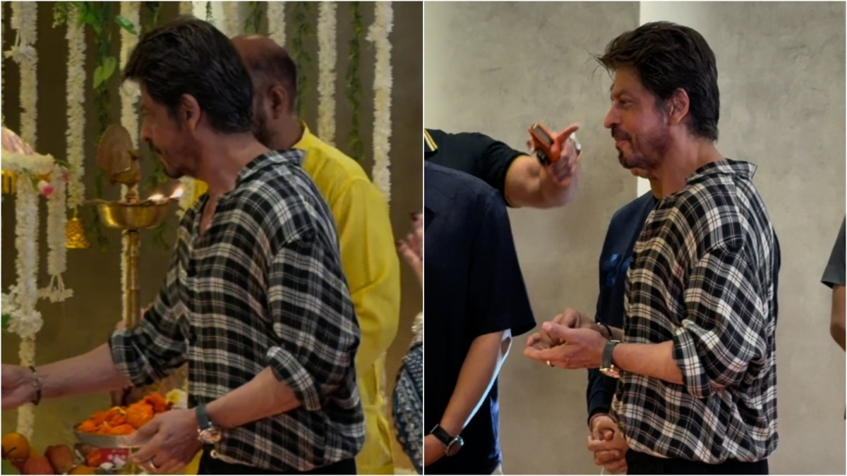 Shah Rukh Khan continues Ganpati celebrations with T-Series visit (Photo: SRK team) Shah Rukh Khan