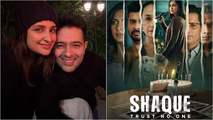 Raghav Chadha shared a sweet note for Parineeti Chopra ahead of Shaque release. (Credit: Inst Shaque