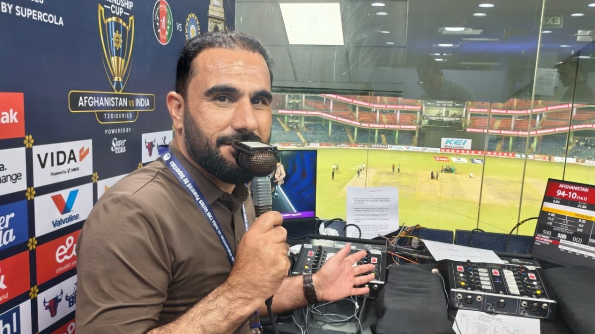 Learnt Hindi from Bachchan, now Afghanistan's Sharafuddin is commentating in India