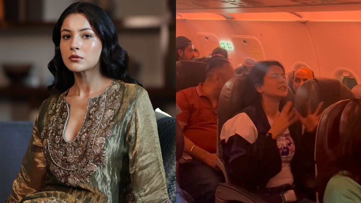 Shehnaaz Gill's flight scare caught on camera, actor says 'narrowly escaped'