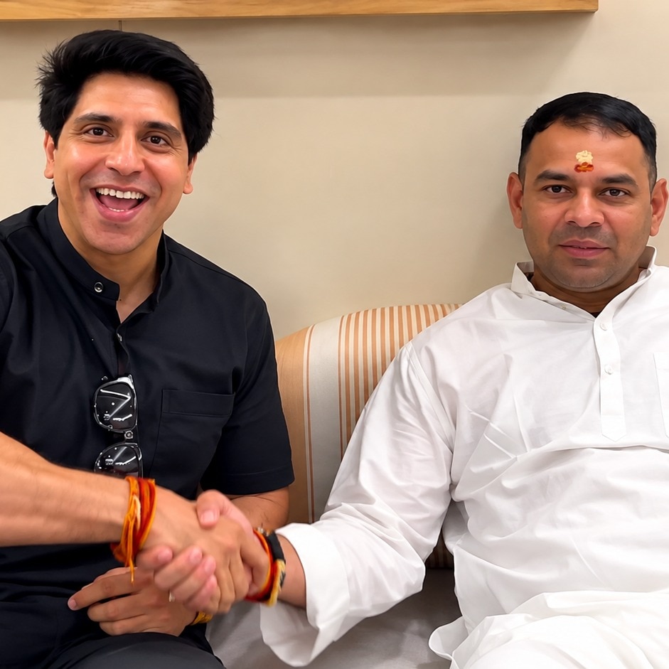 Bihar meets Bombay: The Tej Pratap-Shehzad Poonawala collab nobody saw coming