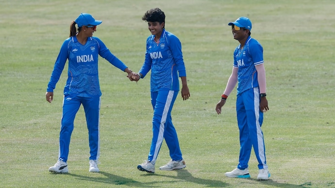 India Women beat Japan by 8 wickets on Friday. Courtesy: BCCI Women Shree Charani