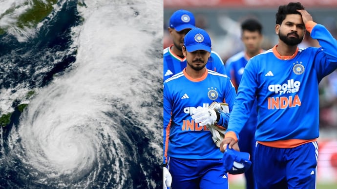 Will Typhoon Dujuan impact the India vs Japan clash? Courtesy: Reuters Shreyas Iyer