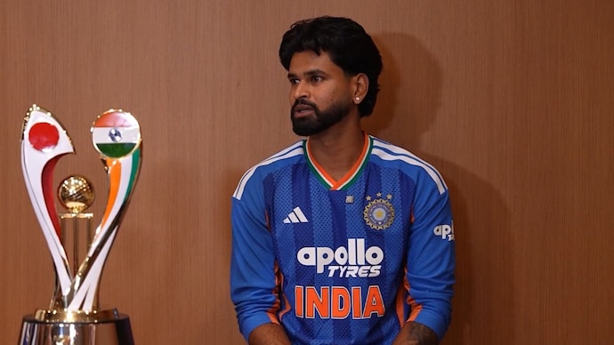 Shreyas Iyer excited for Japan T20I, hopes rain doesn’t spoil historic contest. Courtesy: BCCI X screengrab Shreyas Iyer