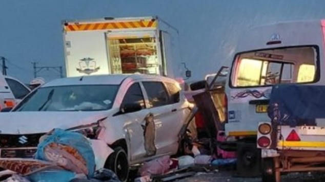 South Africa road crash involving multiple vehicles kills at least 21