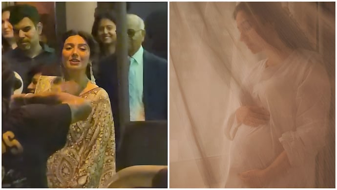 Mahira Khan appeared with her baby bump at Toronto International Film Festival 2026. SRK's Raees co-star Mahira Khan announces second pregnancy at TIFF 2026