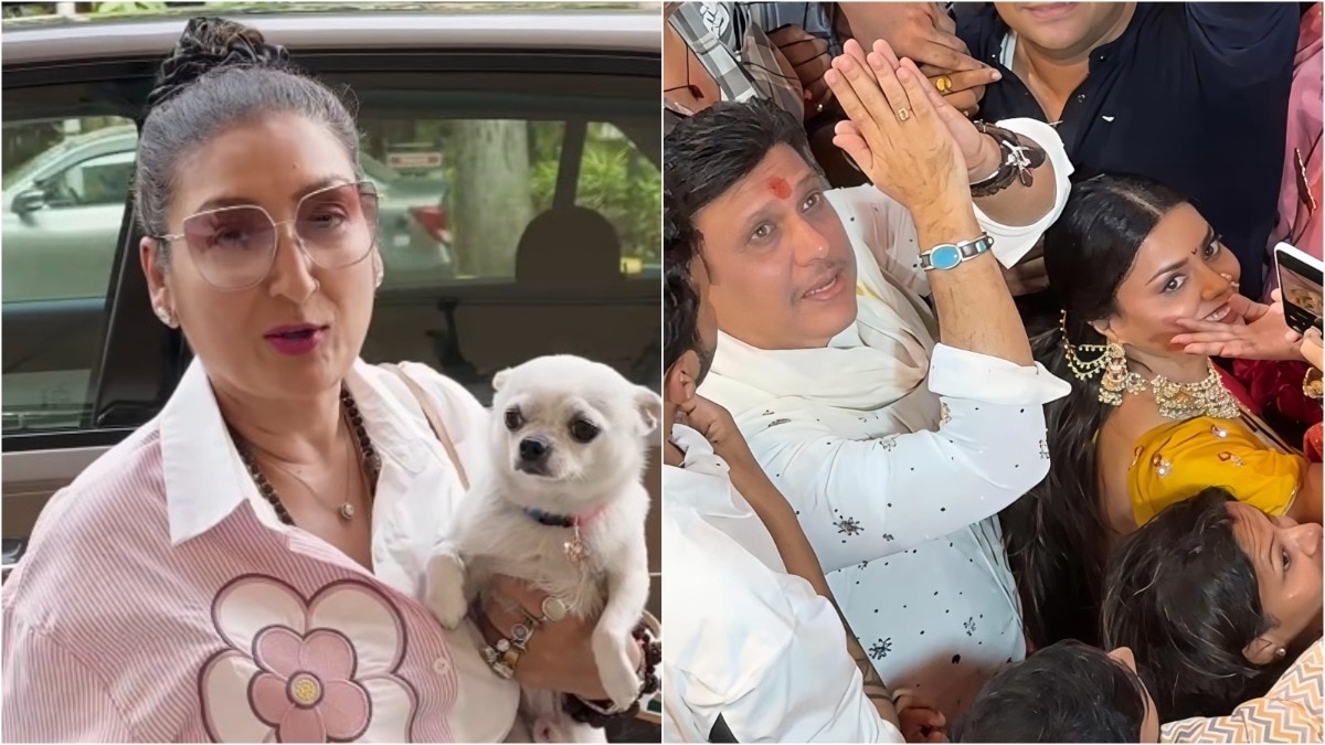 Don't love humans: Ssunita reacts after Govinda visits Lalbaugcha with co-star Rani